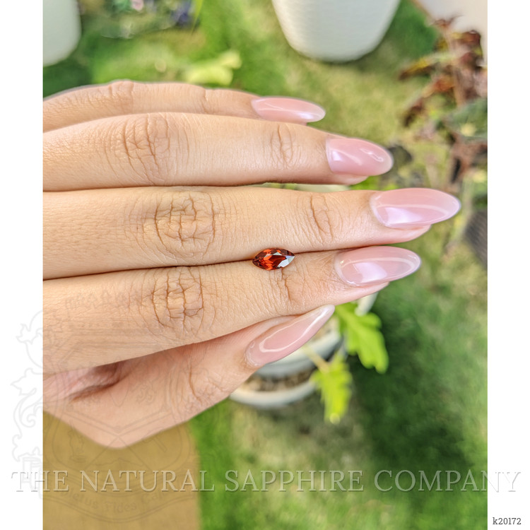 0.96 Ct. Garnet from Ceylon (Sri Lanka)