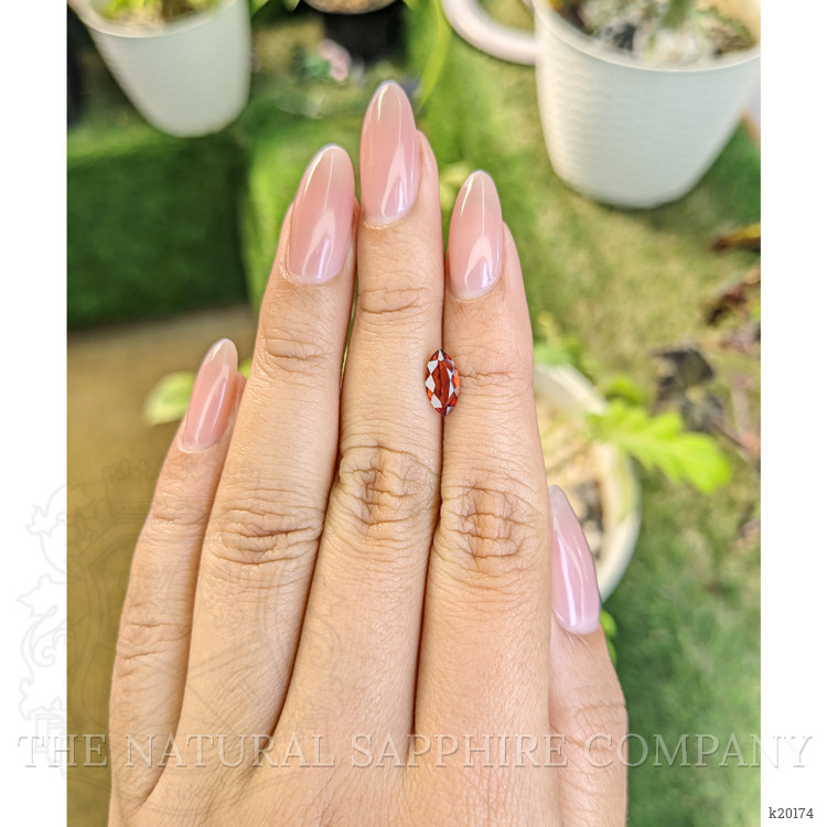 1.04 Ct. Garnet from Ceylon (Sri Lanka)