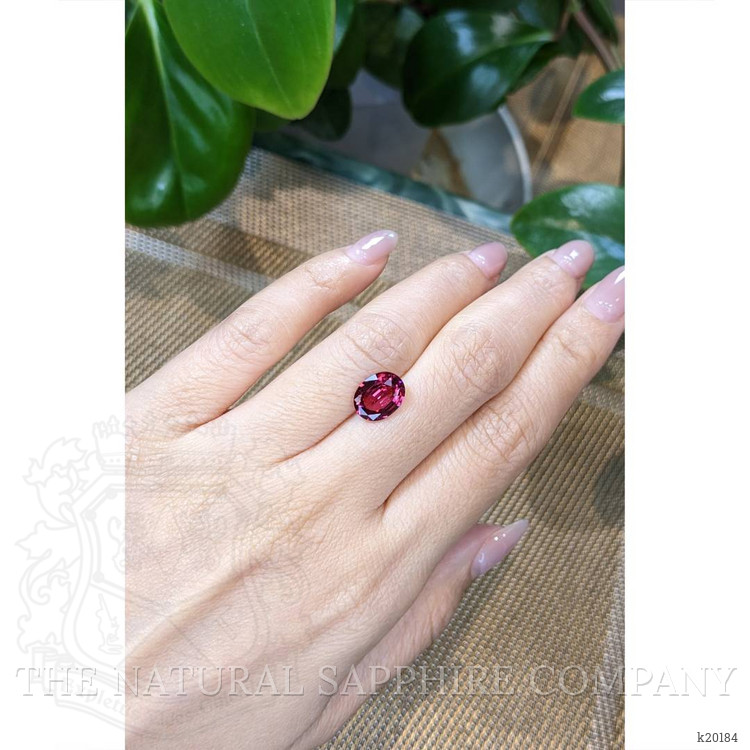 2.92 Ct. Rhodolite Garnet from Tanzania