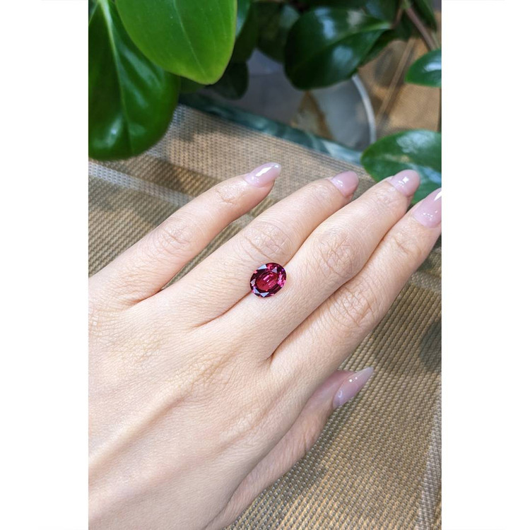 2.92 Ct. Rhodolite Garnet from Tanzania
