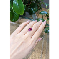 4.00 Ct. Rhodolite Garnet from Tanzania Life Style