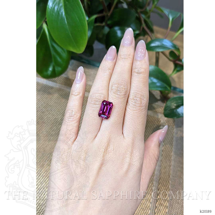 7.36 Ct. Rhodolite Garnet from Tanzania