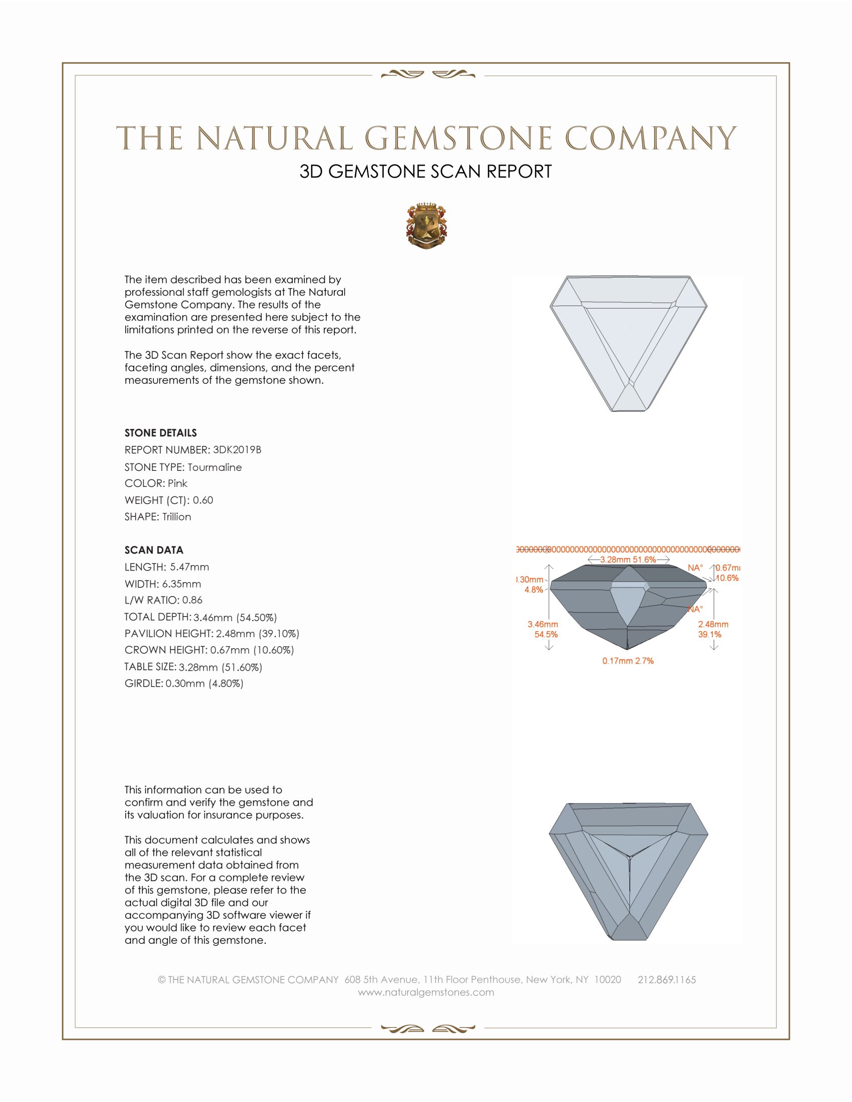 0.60 Ct. Tourmaline from Mozambique
