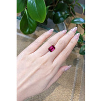 4.73 Ct. Rhodolite Garnet from Tanzania Life Style