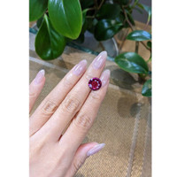 5.20 Ct. Rhodolite Garnet from Tanzania Life Style