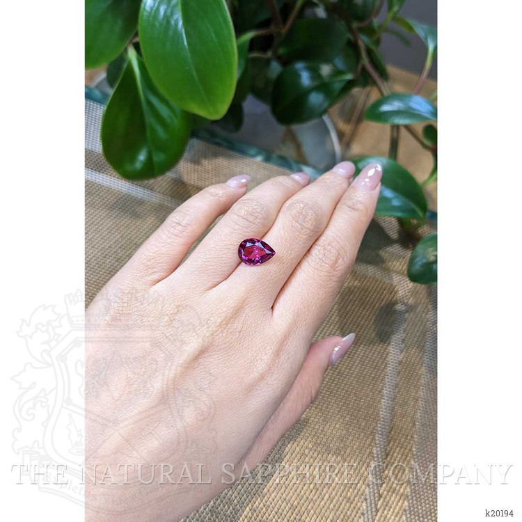 4.36 Ct. Rhodolite Garnet from Tanzania