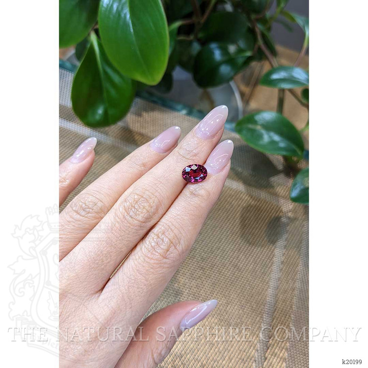 3.33 Ct. Rhodolite Garnet from Tanzania