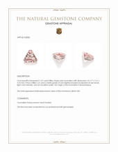 1.07 Ct. Tourmaline from Mozambique Appraisal