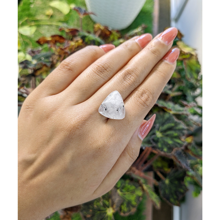 14.22 Ct. Cabochon Rutilated Quartz from Brazil