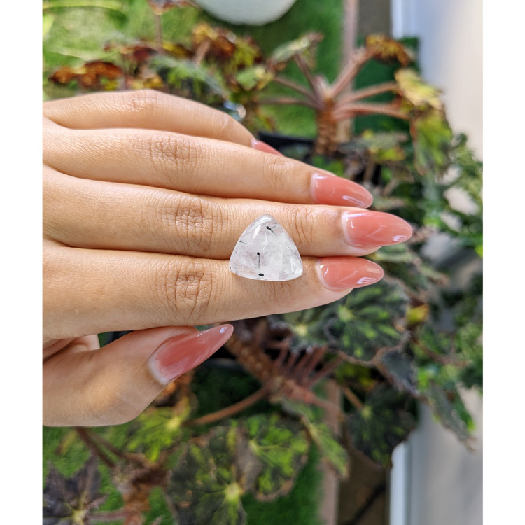 14.22 Ct. Cabochon Rutilated Quartz from Brazil