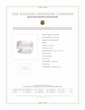 10.85 Ct. Rose Quartz from Brazil Scan Report