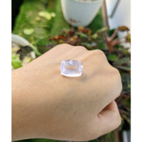 10.85 Ct. Rose Quartz from Brazil Life Style