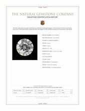 0.80 Ct. White Zircon from Ceylon (Sri Lanka) Scan Report