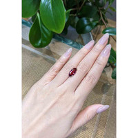 3.54 Ct. Rhodolite Garnet from Tanzania Life Style