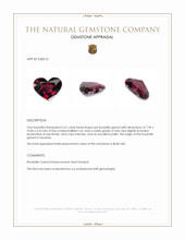 2.61 Ct. Rhodolite Garnet from Tanzania Appraisal