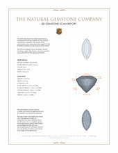 4.43 Ct. Rhodolite Garnet from Tanzania 3 D Scan Report