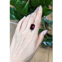 12.24 Ct. Rhodolite Garnet from Tanzania Life Style