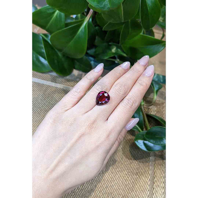 11.42 Ct. Rhodolite Garnet from Tanzania
