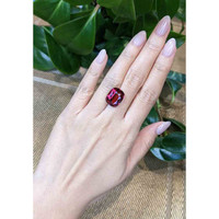 12.39 Ct. Rhodolite Garnet from Tanzania Life Style