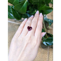 8.68 Ct. Rhodolite Garnet from Tanzania Life Style