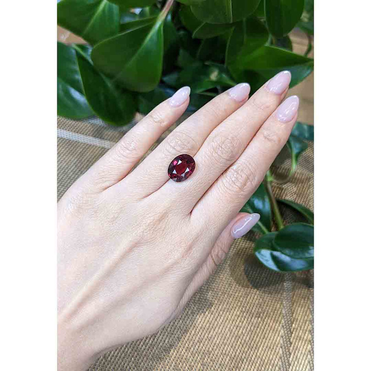 6.85 Ct. Rhodolite Garnet from Tanzania