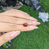 3.72 Ct. Garnet from Tanzania Life Style