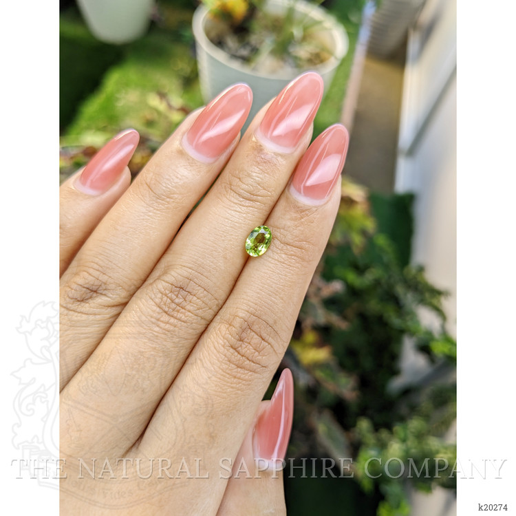 0.81 Ct. Peridot from Brazil