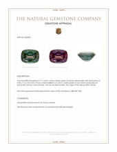 2.71 Ct. Alexandrite from Brazil Appraisal