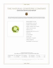 0.80 Ct. Green Demantoid Garnet from Madagascar Scan Report