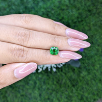 2.24 Ct. Tsavorite Garnet from Tanzania Life Style