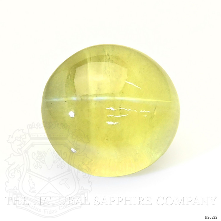 4.85 Ct. Greenish Yellow Cabochon Chrysoberyl from Tanzania
