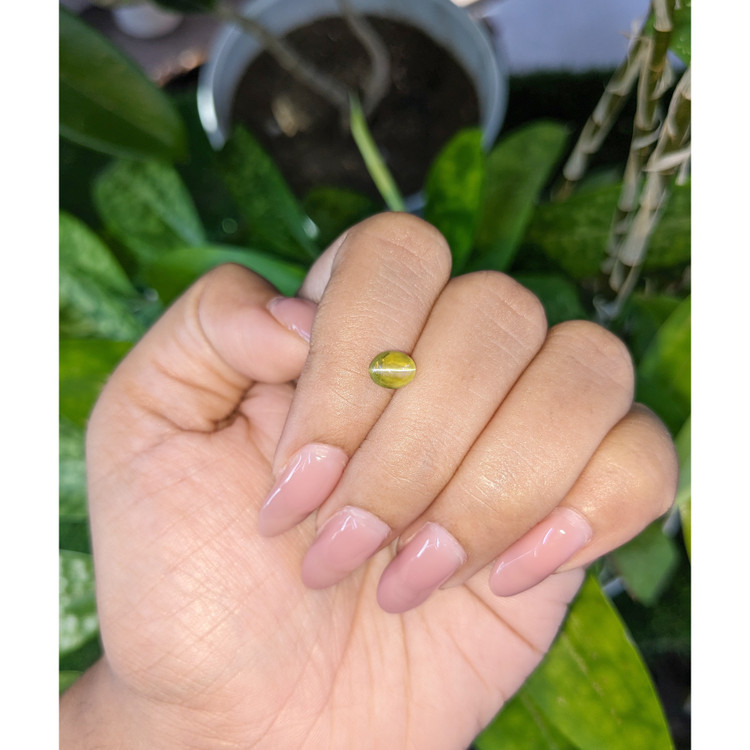 1.30 Ct. Cabochon Chrysoberyl from Madagascar