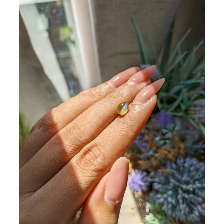 1.29 Ct. Cabochon Chrysoberyl from Tanzania