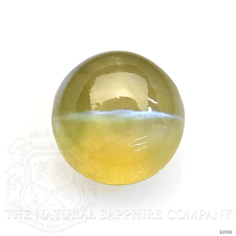 1.46 Ct. Greenish Yellow Cabochon Chrysoberyl from Tanzania