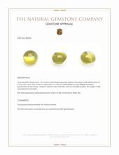 1.53 Ct. Cabochon Chrysoberyl from Tanzania Appraisal