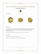 1.94 Ct. Cabochon Chrysoberyl from Tanzania Appraisal