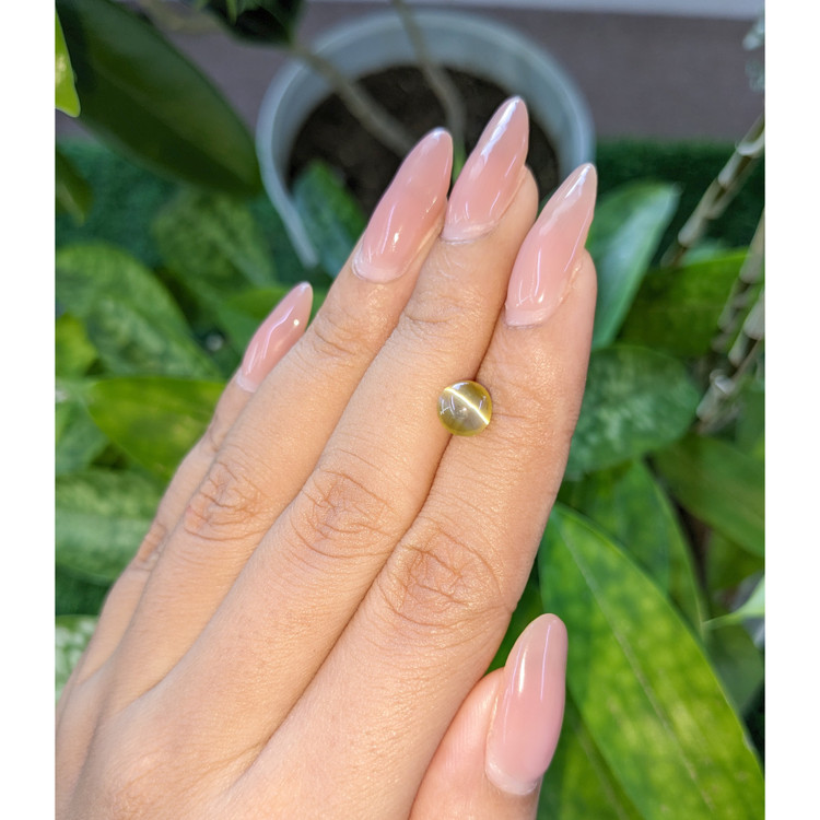 1.94 Ct. Cabochon Chrysoberyl from Tanzania