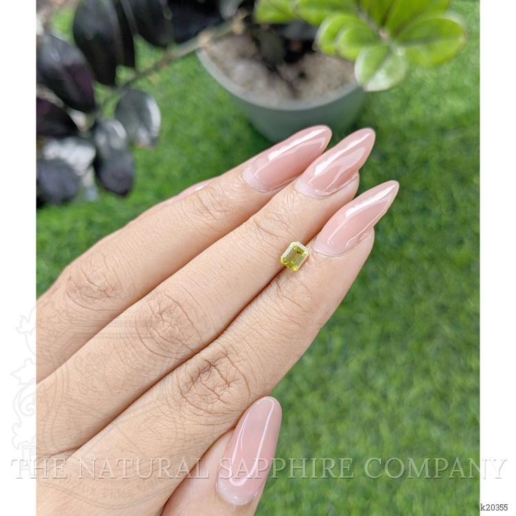 0.63 Ct. Chrysoberyl from Ceylon (Sri Lanka)