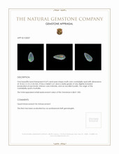 0.69 Ct. Crystal/Jelly Opal from Australia Appraisal