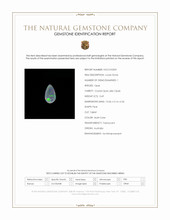 0.69 Ct. Multi Color Crystal Opal (Jelly Opal) from Australia Scan Report