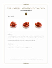 13.41 Ct. Coral from Italy Appraisal