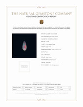 0.90 Ct. Cabochon Semi-Black Opal from Australia Scan Report