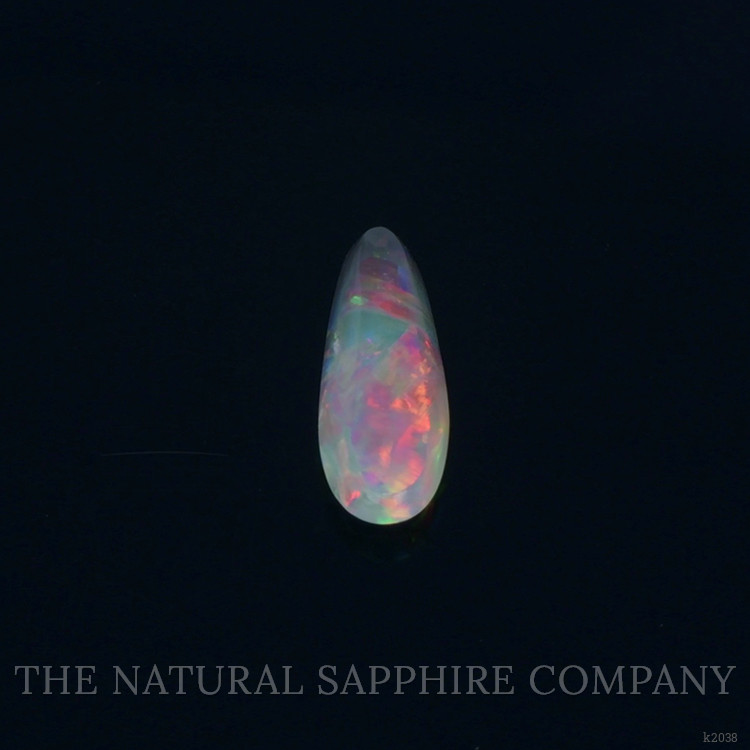 0.90 Ct. Cabochon Semi-Black Opal from Australia