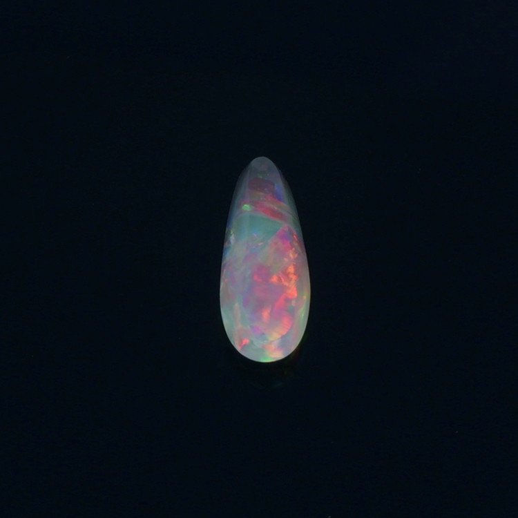 0.90 Ct. Cabochon Semi-Black Opal from Australia