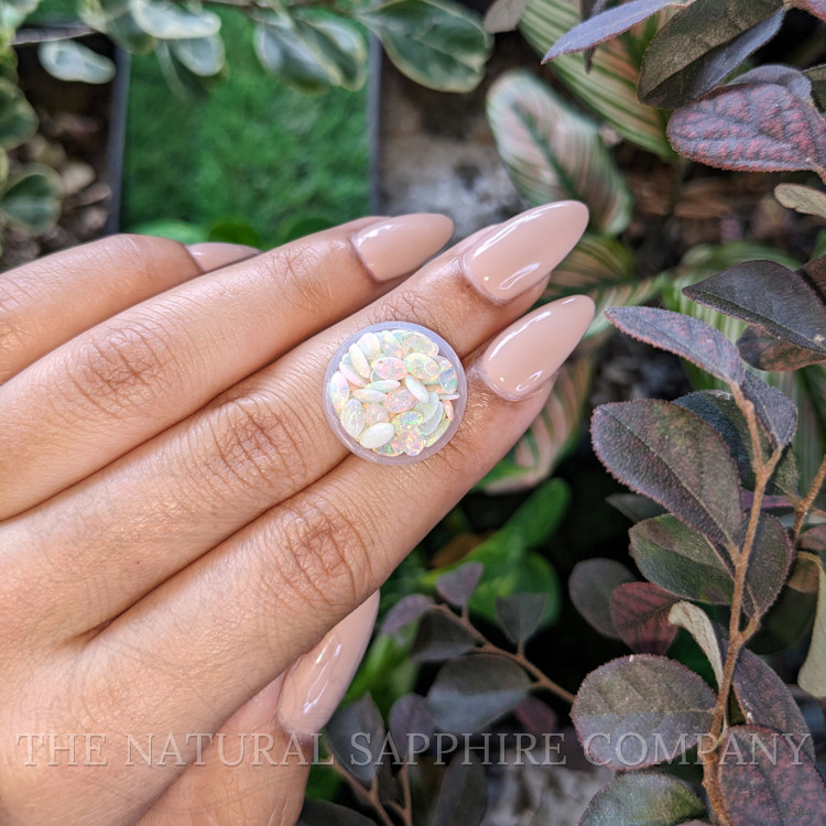 5.55 Ct. Cabochon White Opal from Australia
