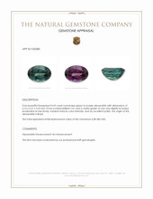 0.69 Ct. Alexandrite from Brazil Appraisal