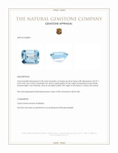 2.58 Ct. Sky Blue Topaz from Ceylon (Sri Lanka) Appraisal