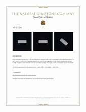 1.25 Ct. Cabochon Crystal/Jelly Opal from Australia Appraisal