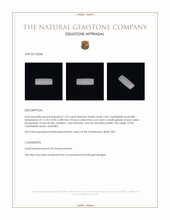 1.25 Ct. Cabochon Crystal/Jelly Opal from Australia Appraisal