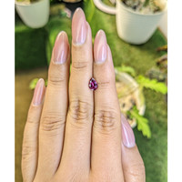0.91 Ct. Rhodolite Garnet from Ceylon (Sri Lanka) Life Style
